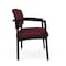 Lesro Lenox Steel Chair, Wine/Mulberry (Red) Seat, Wine/Mulberry Back, 33 W 24.5 L 32 H LS1401 - alternate 3